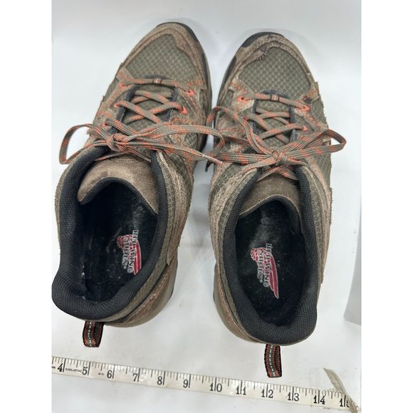 Red Wing Irish Setter Afton Work Shoes Mens 11 Oxford Brown Hiking - Picture 2 of 13